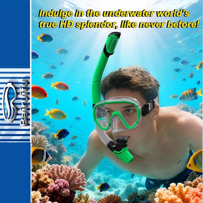 Bairuifu 2-Pack Snorkel Gear for Adults | Enhanced Anti-Fog & Anti-Leak - Image 3