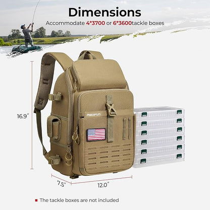 Piscifun Fishing Tackle Backpack - Image 7
