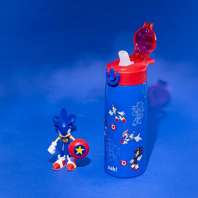 Zak Designs Sonic the Hedgehog Sage Kids Water Bottle - Image 2
