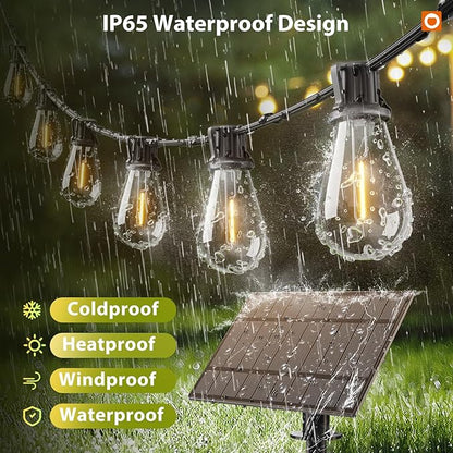 addlon 54FT Solar String Lights Outdoor Waterproof - Image 4