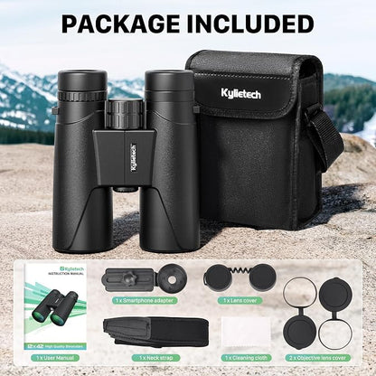 Kylietech 12X42 Binoculars for Adults - Image 8