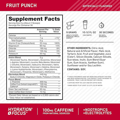 Optimum Nutrition Amino Energy Powder Plus Focus, - Image 2