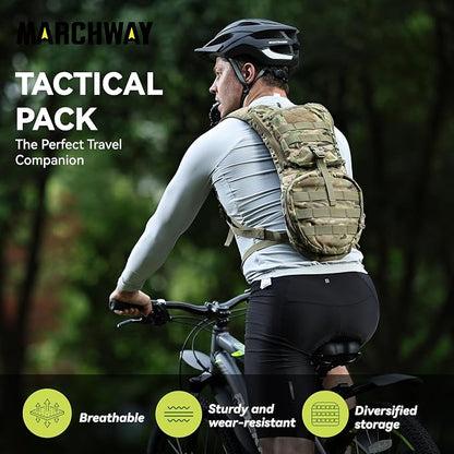 MARCHWAY Tactical Molle Hydration Pack Backpack - Image 2