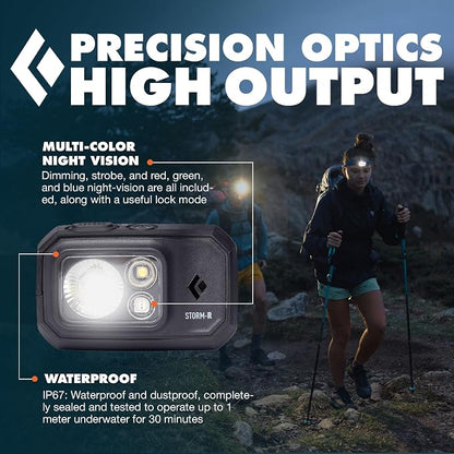 BLACK DIAMOND Storm 500-R Rechargeable Headlamp | 500 Lumens Brightness | - Image 4