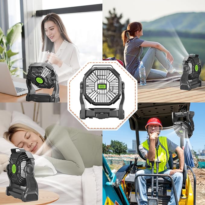 Rechargeable Portable Camping Fan - Image 7