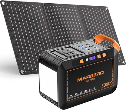 MARBERO Solar Generator 111Wh Portable Power Station by MARBERO