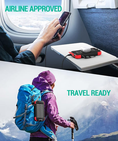 BLAVOR Solar Power Bank 10, Portable Wireless Charger, 20W Fast Charging - Image 7