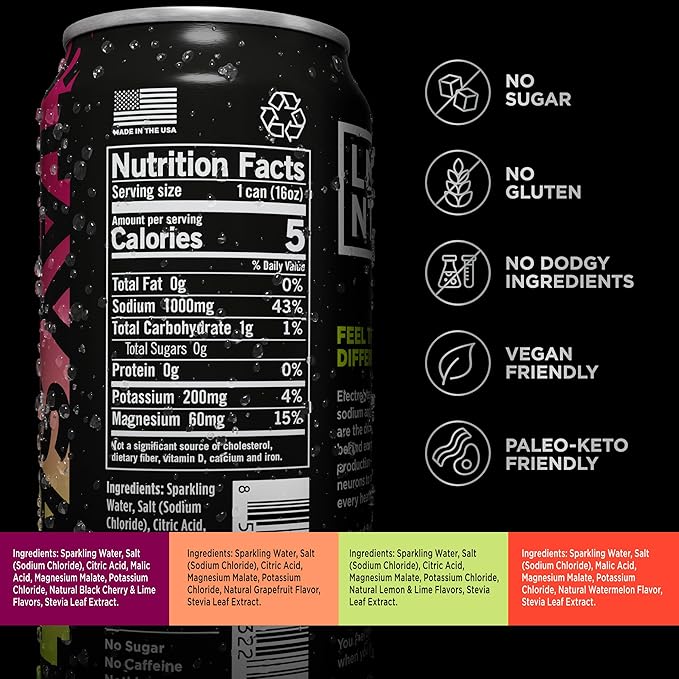 LMNT Sparkling Electrolyte Drink - Image 2