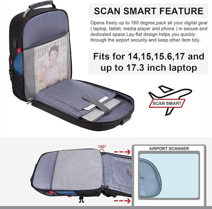 LOVEVOOK Travel Laptop Backpack Waterproof Anti Theft Backpack - Image 7