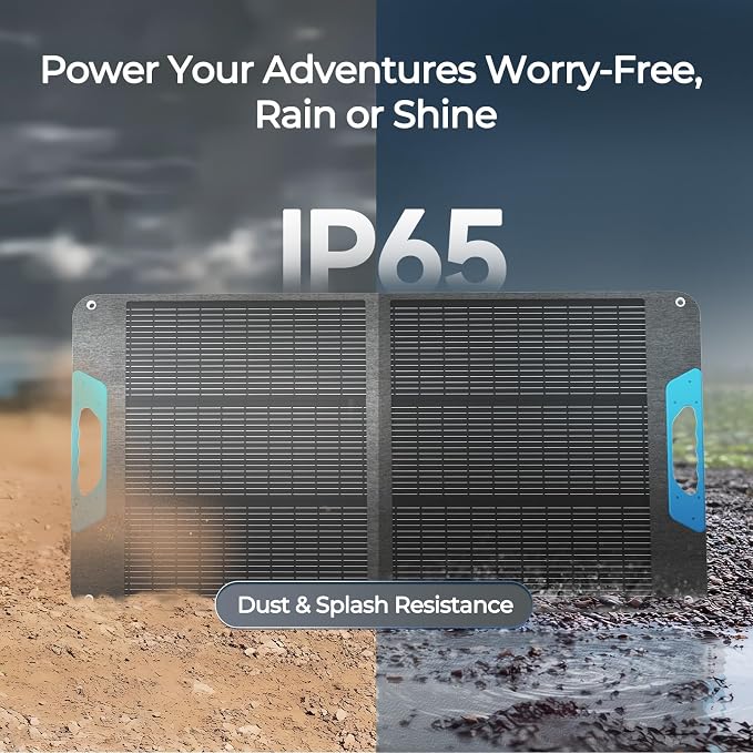 Renogy 100 Watt Solar Panel, N-Type 100W Portable Solar Panels w/Kickstands - Image 9