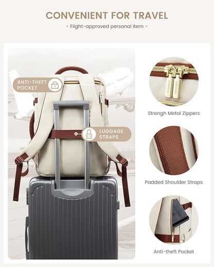 LOVEVOOK 40L Travel Backpack Carry on Flight Approved, Personal Item Bag - Image 8