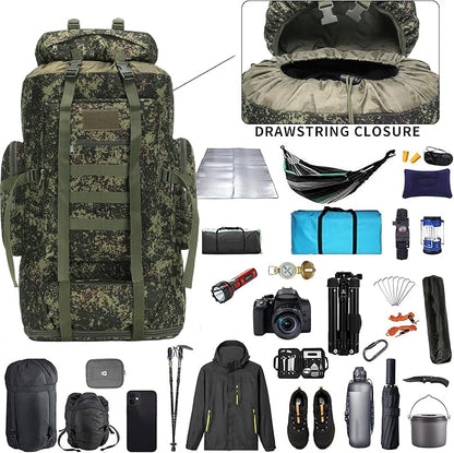Hiking Backpack for Men 70L/100L Camping Backpack Military Rucksack Molle 3 - Image 4