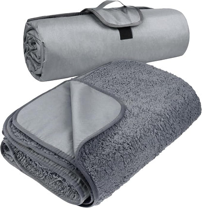 Tirrinia Large Waterproof Outdoor Blanket, Soft Warm Windproof Stadium Blanket by Tirrinia