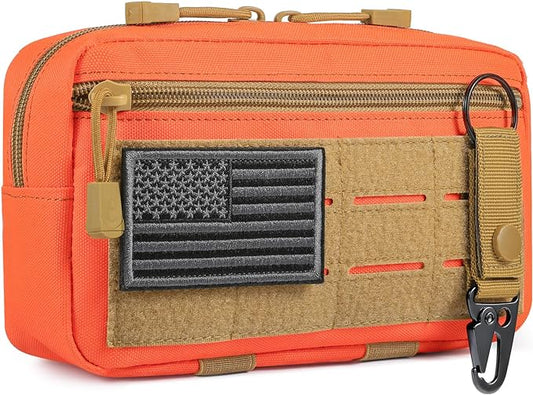 FRTKK Tactical Molle Admin Pouch Utility Laser Cut EDC Tool Pouch Bag by FRTKK
