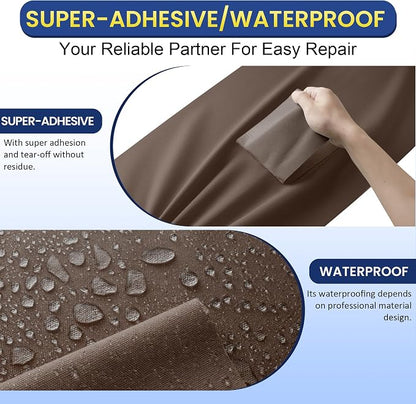 Self-Adhesive Canvas Repair Tape, 8.3" x 11" Waterproof Canvas Repair Patch - Image 3