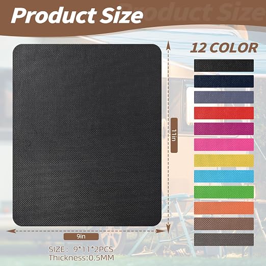 Waterproof Fabric Repair Patch, 9×11Inch 2 Pcs Self-Adhesive Fabric Repair Kit - Image 4