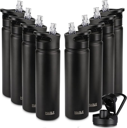 HASLE OUTFITTERS Insulated Water Bottle 22 oz Double Wall Stainless Steel Water by HASLEOUTFITTERS