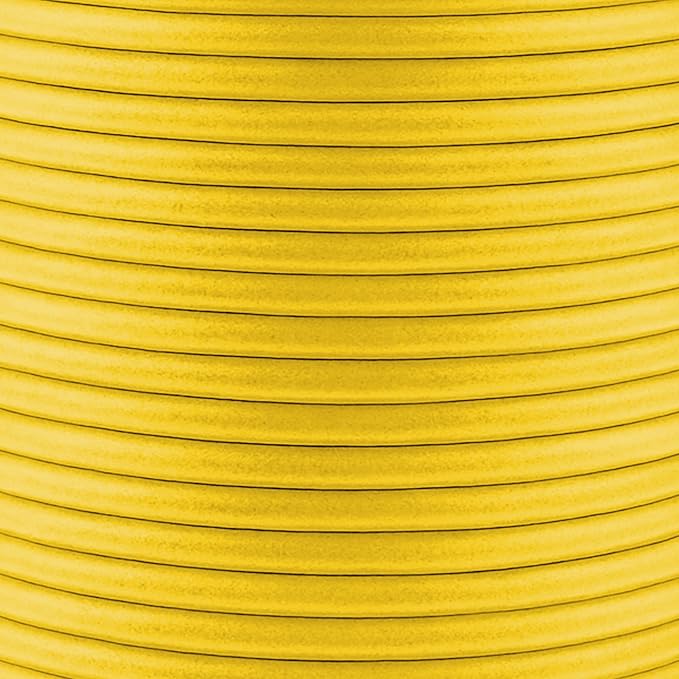 Mandala Crafts Round Genuine Yellow Leather Cord - Image 3