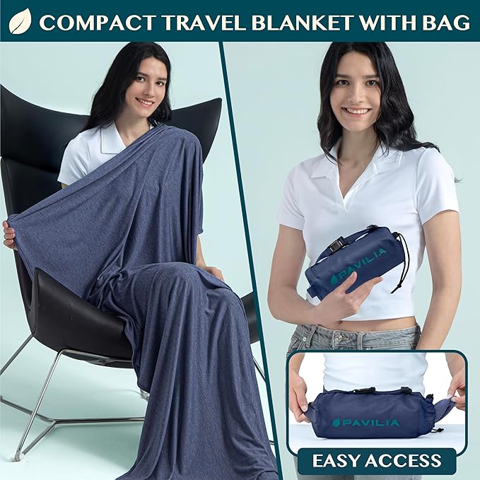 PAVILIA Travel Blanket Airplane Compact - Image 2