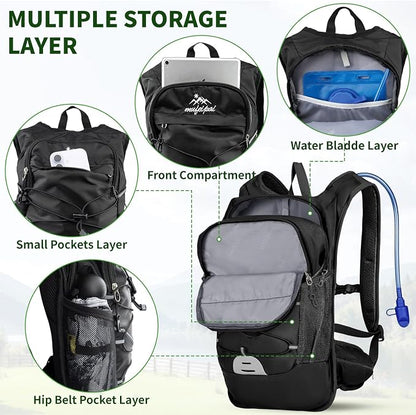 Hiking Backpack for Women & Men, Hydration Backpack - Image 4
