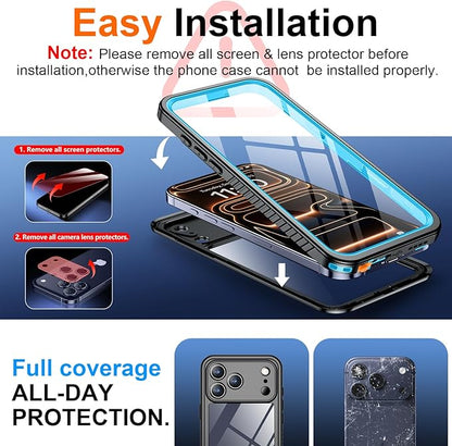 SPIDERCASE for iPhone 17 Pro Max Case Waterproof, Built-in Lens & Screen - Image 6