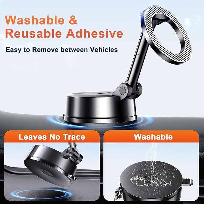 Qifutan for MagSafe Dash Mounted Holders Phone Holders for Your Car Phone Mount - Image 5