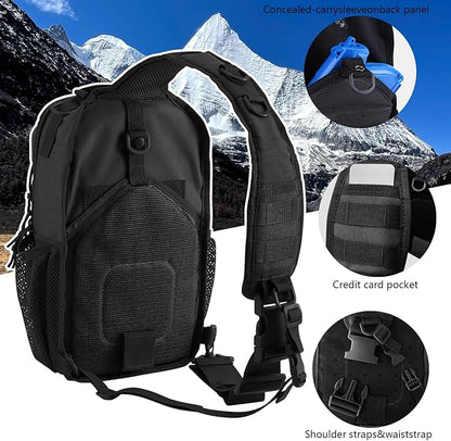 Rover Sling Pack Tactical Shoulder Sling Bag Backpack - Image 5
