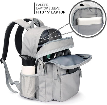 ZORFIN 26L Backpack for College, and Travel: Water Resistant Bookbag - Image 4