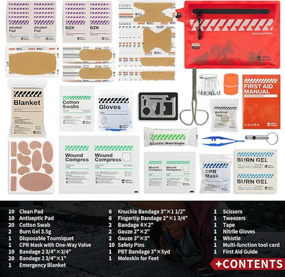 RHINO RESCUE Small First Aid Kit Ultralight Waterproof Medical Kit - Image 2