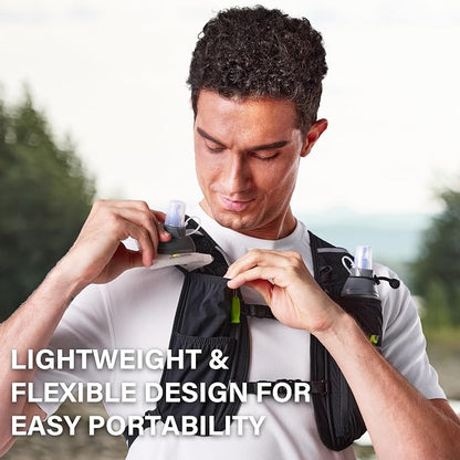 N NEVO RHINO 2PCS Soft Flask, 17oz/500ml TPU Running Water Bottle - Image 4