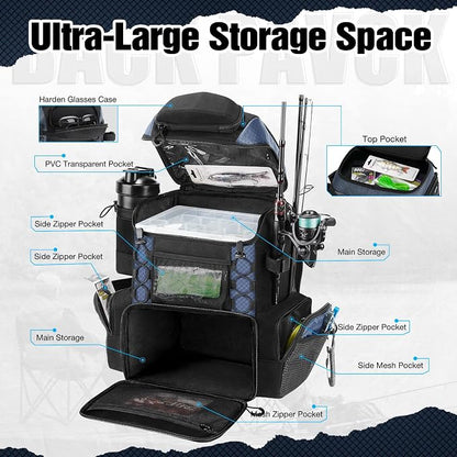 Piscifun Fishing Tackle Backpack - Image 4