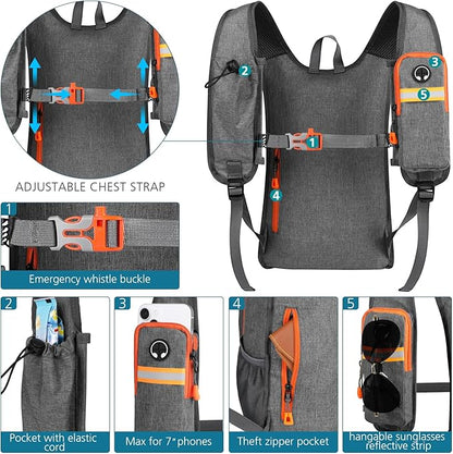 Esup 15L Small Hiking Backpack Foldable Lightweight Travel Day Pack Packable - Image 2
