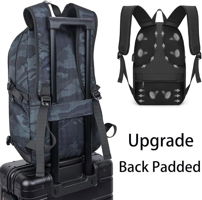 Tzowla Travel Laptop Backpack Water Resistant Anti-Theft Bag - Image 6