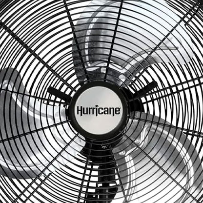 Hurricane 16" High Velocity Pro Oscillating Metal Wall Mount Fan w/ 3 Speeds - Image 6