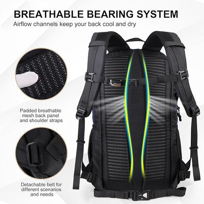 MOUNTAINTOP Hiking Backpack, 25/30L Camping Backpack, Men Women Hiking Daypack - Image 6