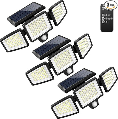 Tuffenough Solar Outdoor Lights 2500LM 210 LED Security Lights by SolarOutdoorLights