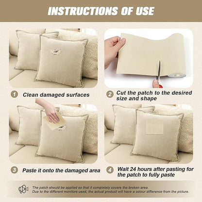 OAZ 2 Pieces 9 x 11 inch Canvas Repair Patches Canvas Fabric Patch - Image 6