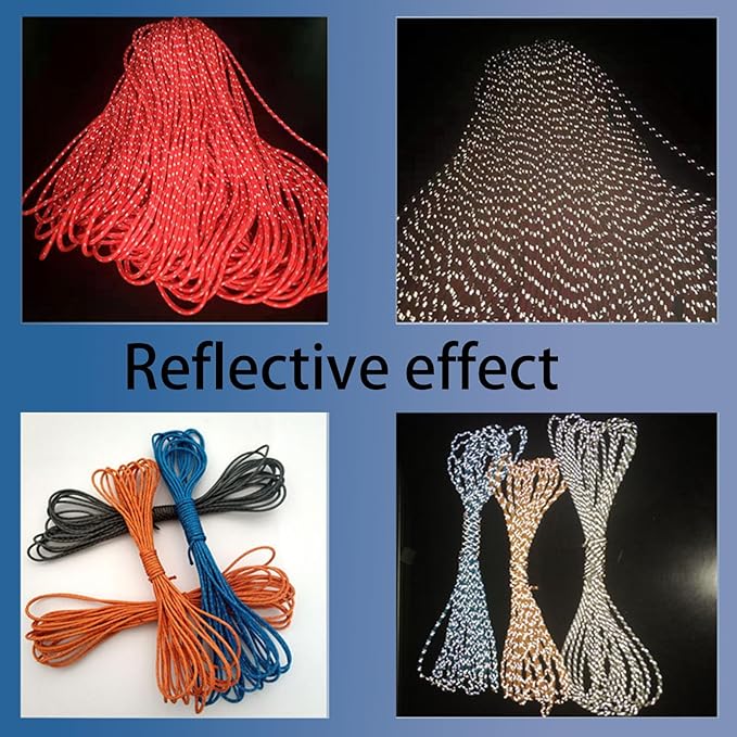 Dyneema Reflective Rope -2mm 400kg Fracture Strain - Image 4