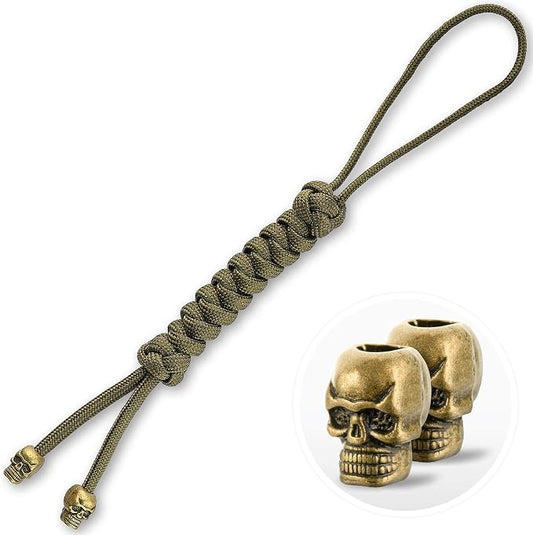 M-Tac Skull Knife Lanyard with Bead – Paracord Lanyard by M-Tac