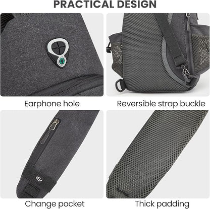 G4Free Canvas Sling Bag Crossbody Backpack - Image 6