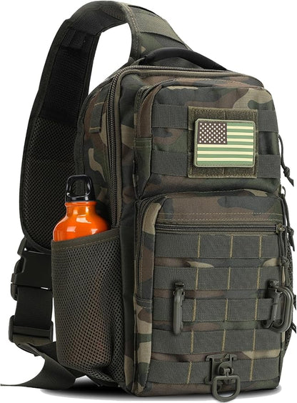 Rover Sling Pack Tactical Shoulder Sling Bag Backpack by HannibalTactical