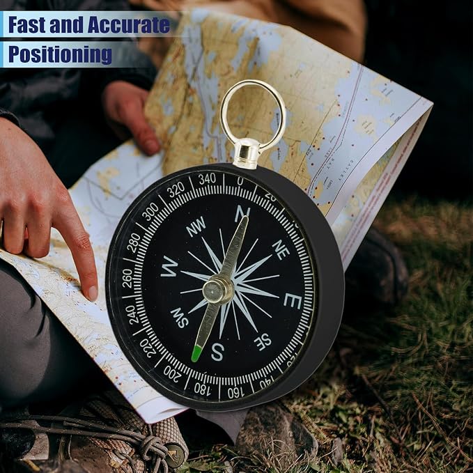 Pocket Compass, 2 Pieces Mini Compass - Image 7