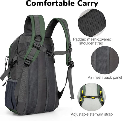 25L Small Hiking Backpack with Chest Strap - Image 3