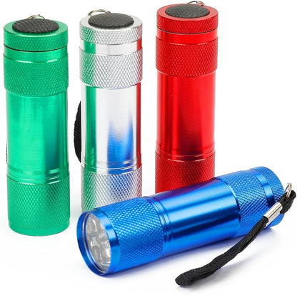 FASTPRO 4-Pack Aluminum LED Flashlights Set by FASTPRO