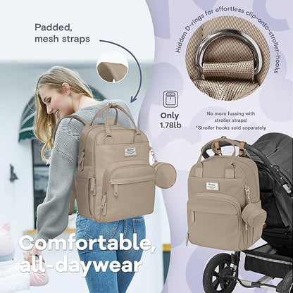 RUVALINO Diaper Bag Backpack-Multifunction Baby Travel Bag - Image 5
