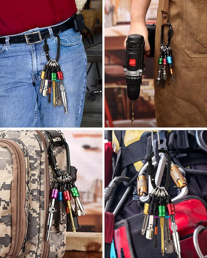 katerk 6pcs Bit Holder with Carabiner Socket - Image 5