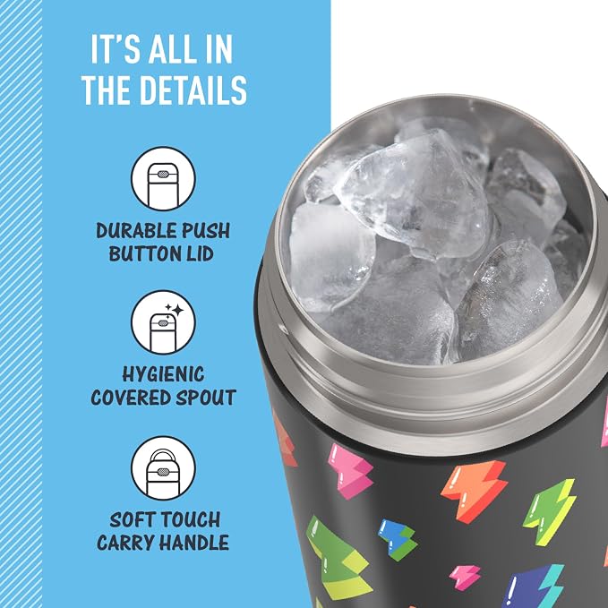 THERMOS FUNTAINER 16 Ounce Stainless Steel Vacuum Insulated Bottle - Image 4