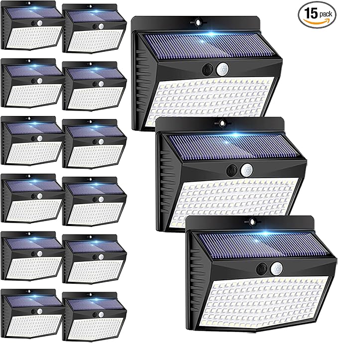 Solar Outdoor Lights, Solar Motion Sensor Security Lights by Peasur