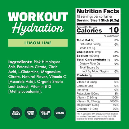 Waterboy Workout Hydration | 2, 960mg Sugar Free Electrolyte Powder Packets | - Image 4