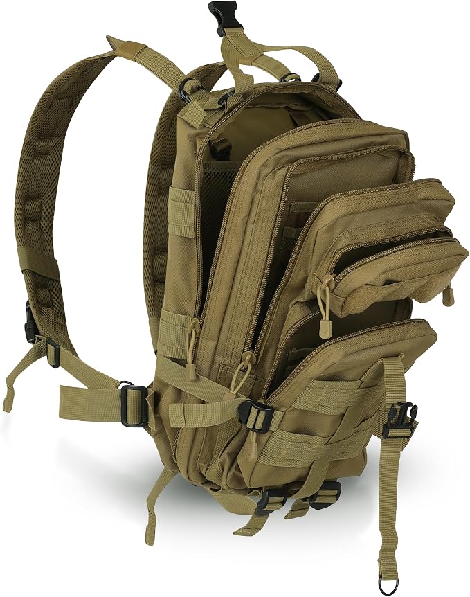 30L Tan Tactical Backpack - Image 6
